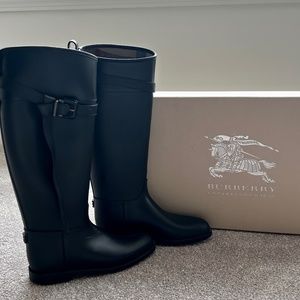 Burberry Riding Rainboot with Belt
